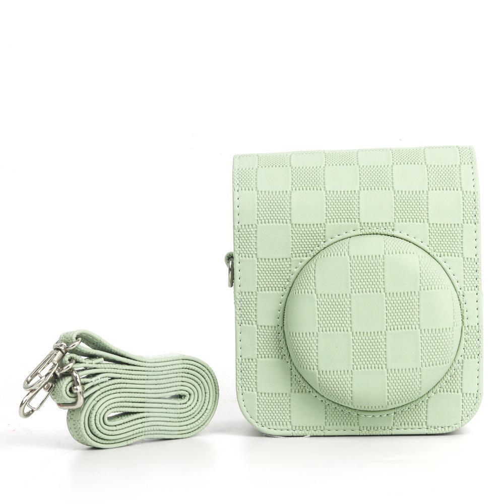 [Film Lab] Instax Mini 12 PU Leather Camera Case Soft Protective Case with Strap CAA45