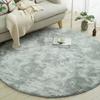 Home Textile Decoration Circle Round Shaggy Rug Living Room Bedroom Carpet Floor Mat Anti-Skid Soft And Valuable Area Rug 1pc