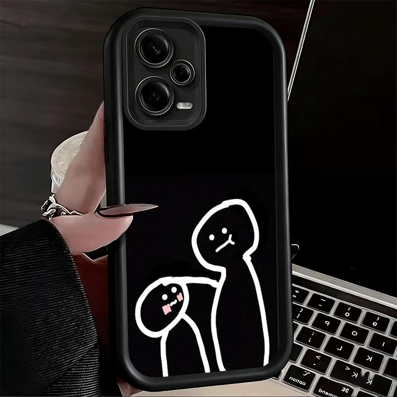 Phone Case for Xiaomi Redmi Note 15 14 13 Pro Plus Funny Stickman Matchman Shell 12S 11 11S 11T 5G 14S Soft Silicone Funda