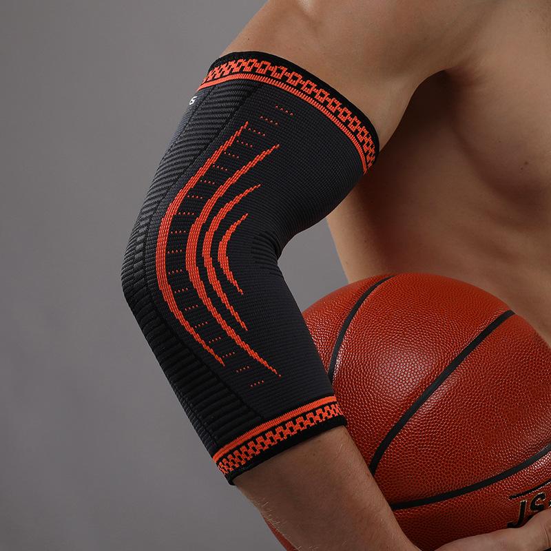 Sports Elbow Pads Dumbbell Fitness Badminton Basketball Training Cycling Protection Outdoor Warm Arm Sleeve