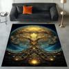 Tree of Life Print Area Rugs Non-Slip Carpets for Home Living Room Kitchen Bedroom Rug Machine Washable Floor Mat