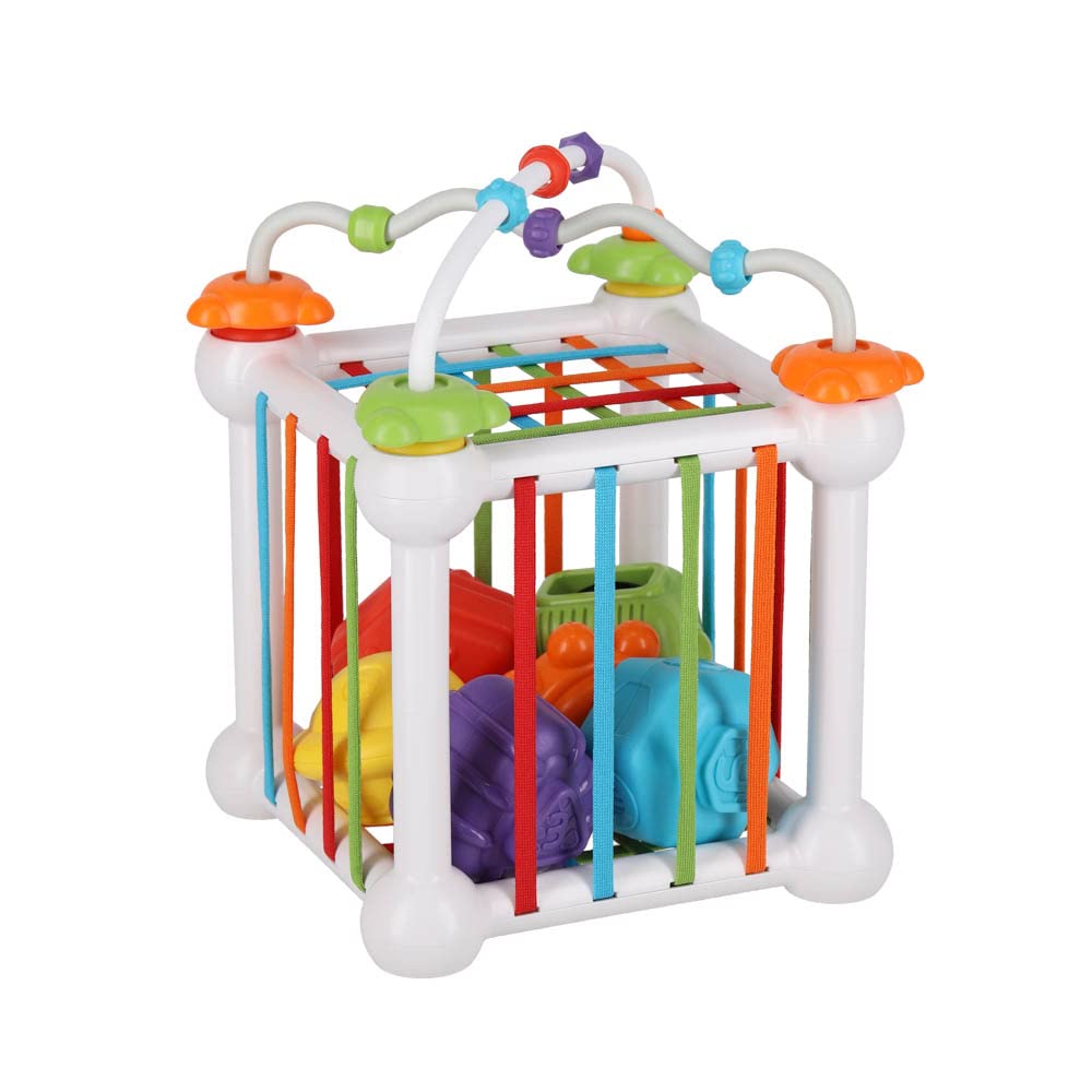 Educational Montessori Toy Magic Cube Blocks Shape-Matching Blocks Educational Toy Teaching Aids Toy (Cube Box)