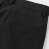 Men's Trendy Spring Casual Trousers - Half Elastic Waist, Versatile Loose Fit, Straight Leg Design