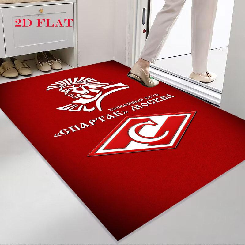 Spartak Moscow Fire Carpet Rug for Living Room Bedroom Home Sofa Decoration,Kids play Nonslip Floor Mat