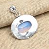 Milky Opal Gemstone 925 Sterling Silver Handmade Jewelry Pendant For Women