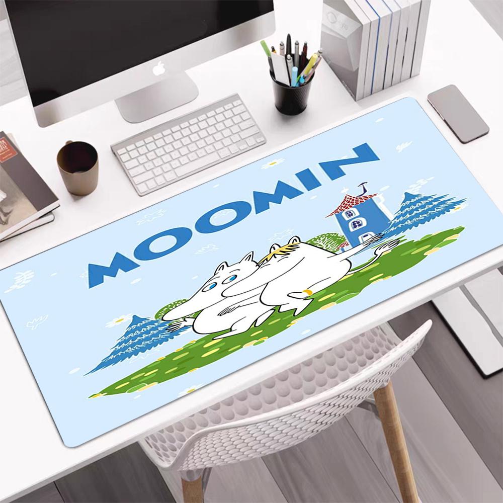 Moomin Theme Mouse Pad, Non Slip Rubber Base, Multifunctional Office & Home Decor, Perfect for Workspace Personalization.