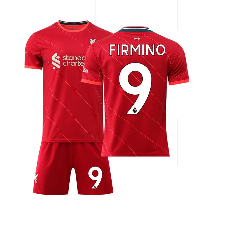 2122 Liverpool Home No. 11 Saleh No. 10 MANET Football Shirt Children's Adult Suit Training Shirt