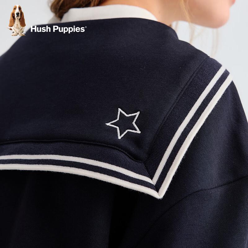 Hush Puppies Girls' Sweet Sailor Collar Pullover Sweatshirt