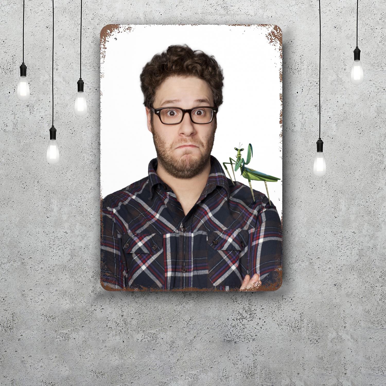 

seth rogen Vintage Tin Sign Home Decor Wall Decor Art Wall Mural Room Decoration Decor Retro Metal Sign Plate Bar Posters 20x30cm（7.8x11.8inch）
