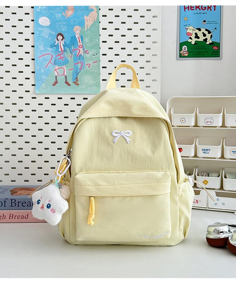 Schoolbag new high-value Japanese ins fresh and sweet candy-colored backpack, lightweight and large-capacity backpack for junior and senior high