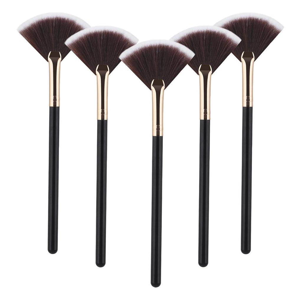 Mehrzweck-Fächerpinsel: Highlighter, Verblenden, Fixierpuder und Überschüssiges Puder Make-up Werkzeug