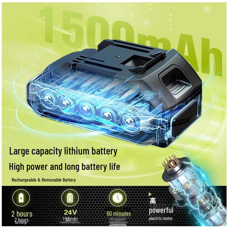 Rechargeable Dual-Purpose Electric Hedge Trimmer and Pruner - One-Handed Lawn & Garden Tool