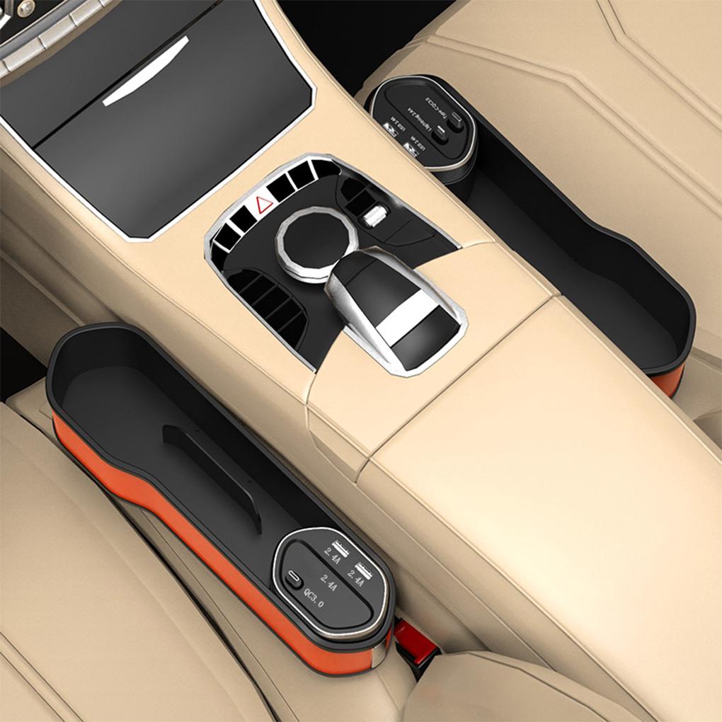 ABS Car Seat Storage Box Easy To Easy To Install And Mess-Free 3 In 1 Car Seat Seam Storage Box