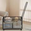 Movable Storage Basket Iron Organizer Baskets Luxury Large Toys Clothes Organizers Cart Multipurpose Kitchen Organizing Carts