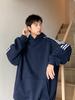 Men's Oversized Three Stripes Hoodie: Trendy Autumn Casual Wear