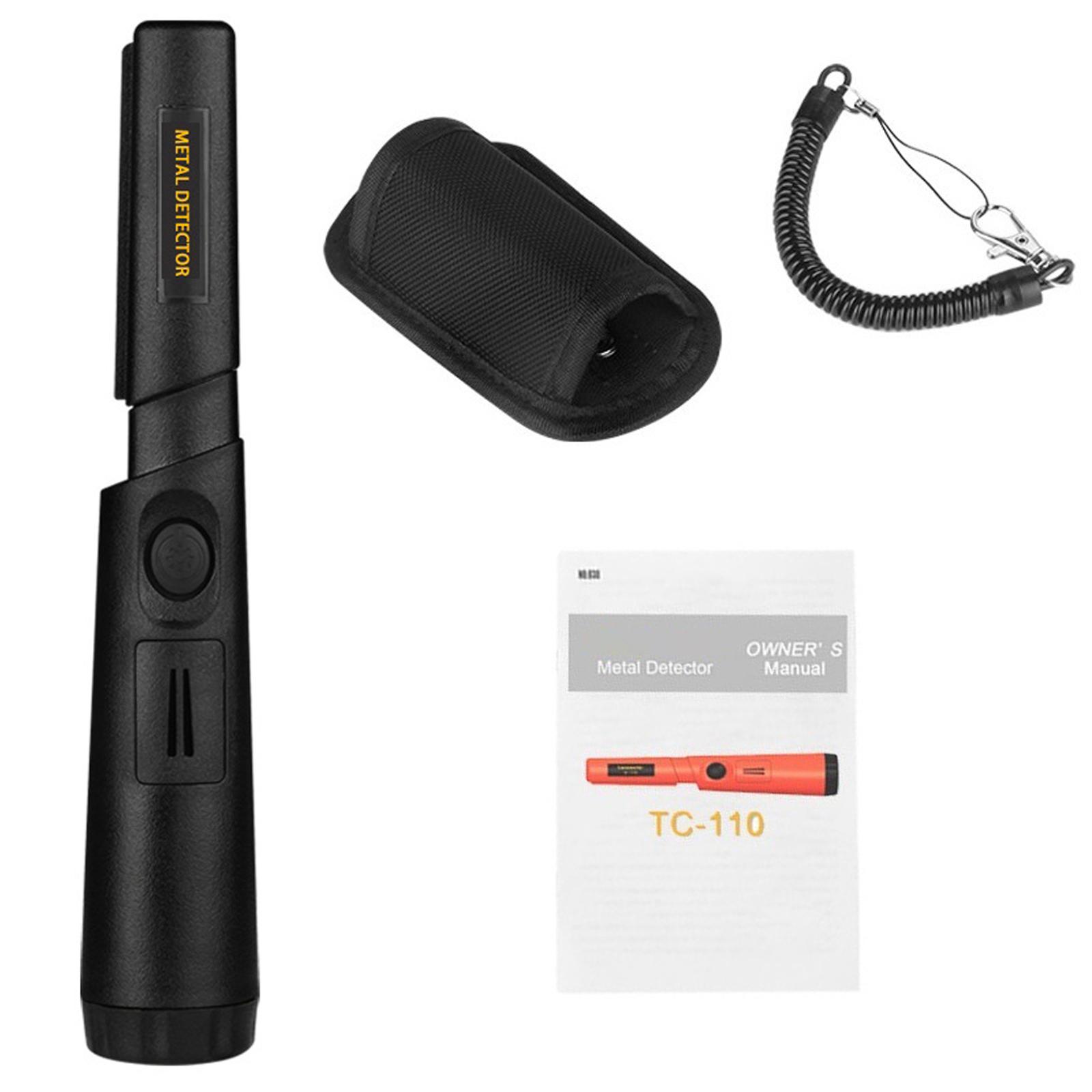 Ручной металлоискатель-щуп IP68, водонепроницаемый, высокочувствительный, для обеспечения безопасности.