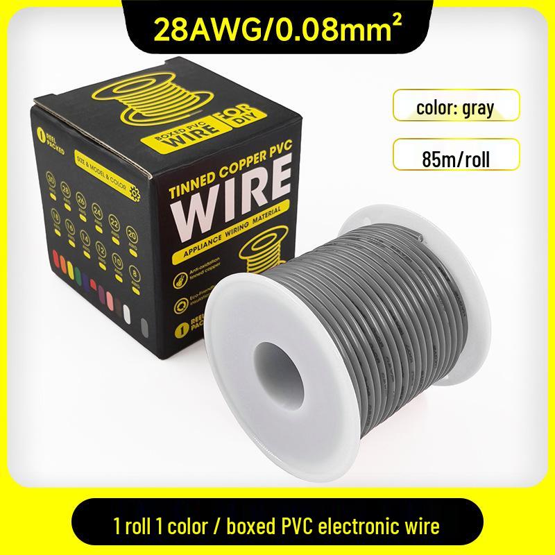1007 PVC Electronic Wire 16AWG-30AWG Tinned Copper, Flying Lead Aviation Wire