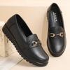 The first layer of cowhide mother shoes for the elderly in autumn, new middle-aged women's shoes, soft-soled non-slip leather shoes, middle-aged an