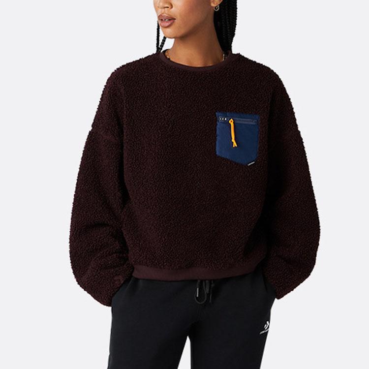 Converse Sweatshirt Women's Red Chestnut 10020289-A04