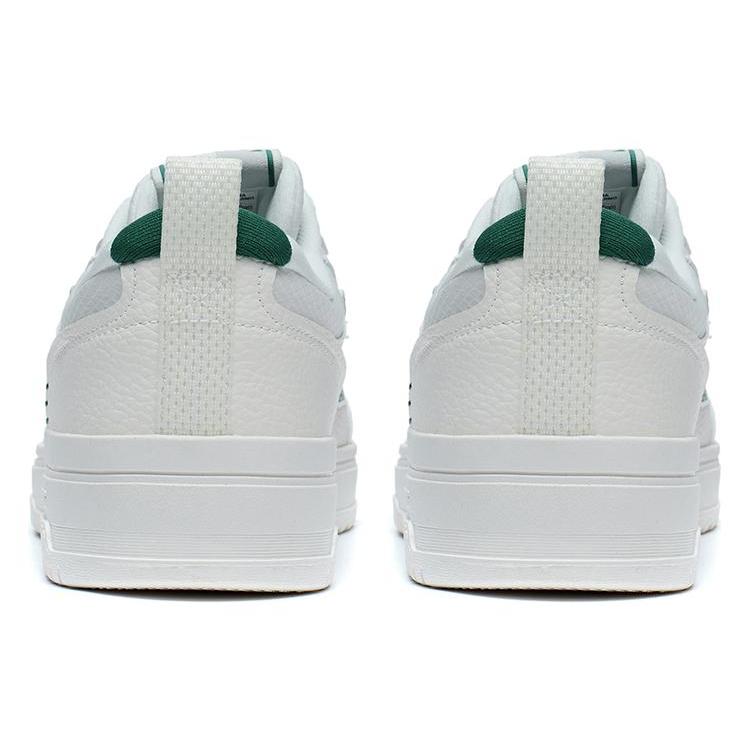 Li Ning Tianji 2.0 Abrasion Resistant Breathable Low top Skateboard Shoes Men's White Green AGCT211-1