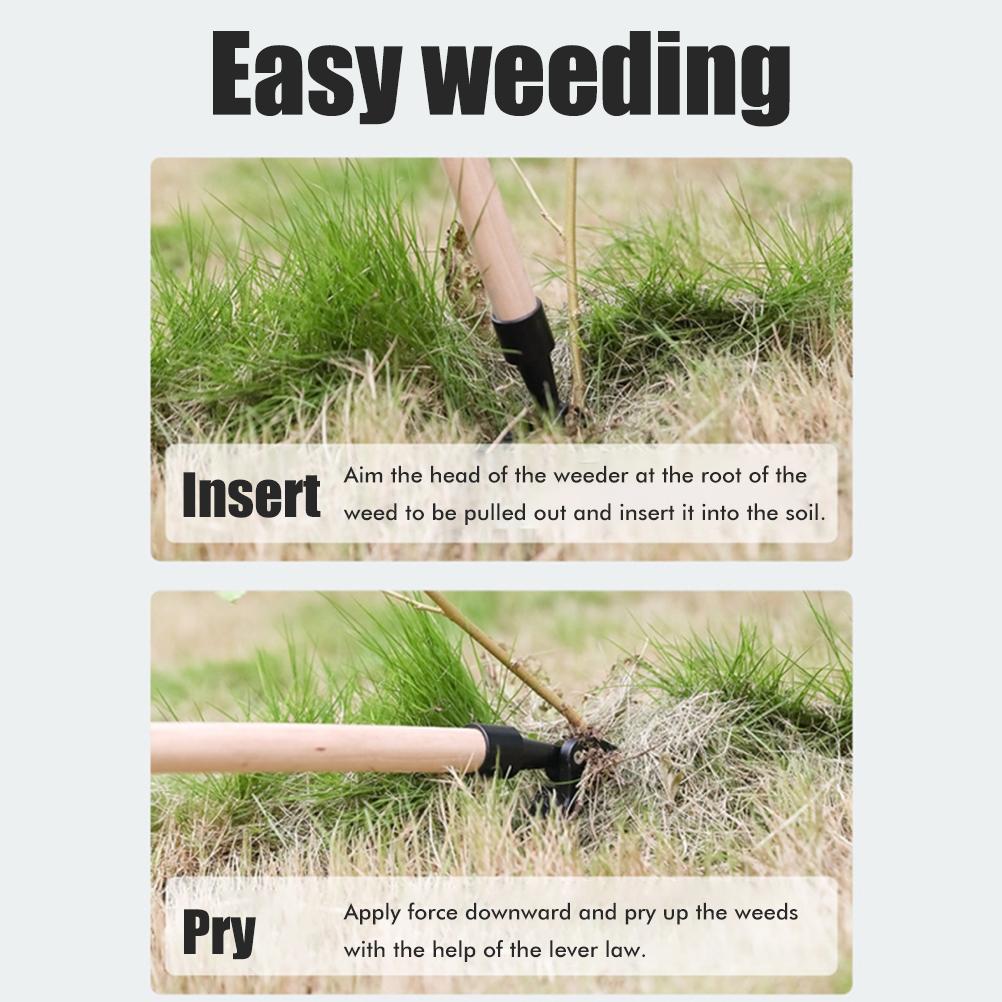 Stå opp Ugressfjernerverktøy Rustfritt Ugressfjernerverktøy Håndlukeverktøy Arbeidsbesparende Ugressfjerning
