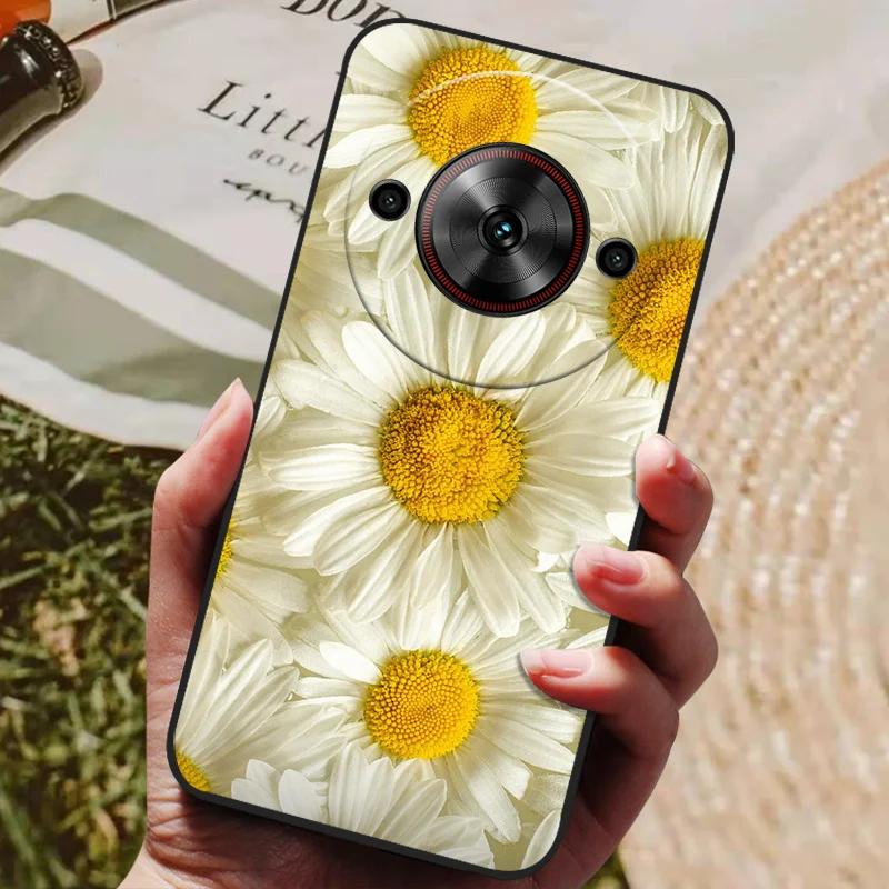 Per ZTE Blade A75 5G Custodia Cool Stampata Silicone TPU Morbida Cover per ZTE Blade A75 5G Custodie Nere Protettive Guscio Telefono A 75 5G