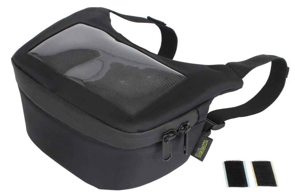 SP Takegawa Touring Bag Handlebar Black (for Cowl) 08-01-0175