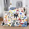 Dr. House Print Soft Flannel Throw Blanket Lightweight Warm SofaCouch Bed Home Decor Cover For Movie Fans