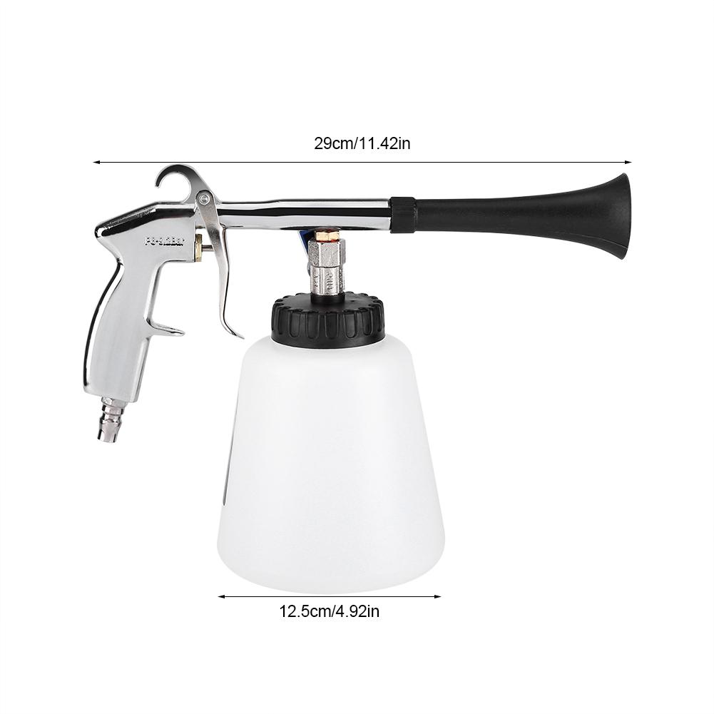 Pistol de curățare a interiorului mașinii de înaltă presiune, pulverizator de spălare cu puls de aer și sticlă de spumă