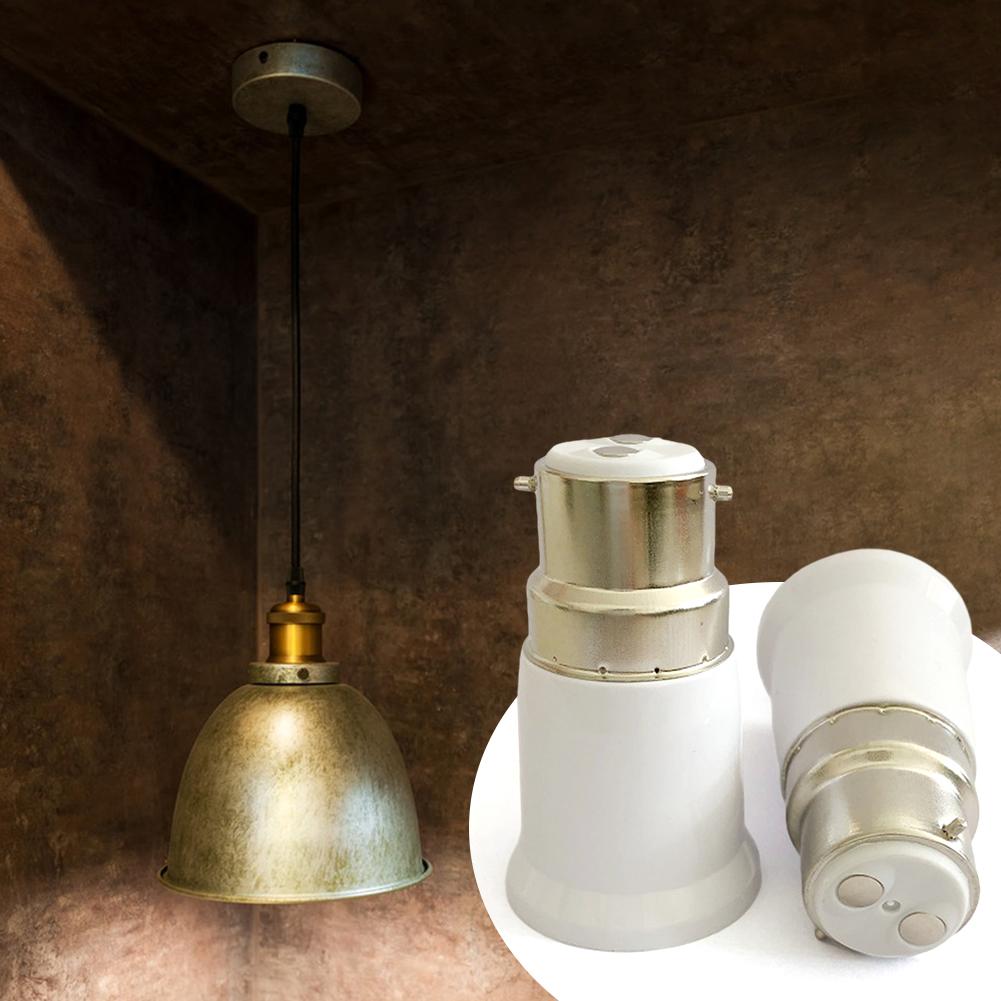 1/4/10pcs Welding-Free B22 To E27 Light Socket Adapter Bulbs Holders Lamp Sockets Converter Extended Lamp Bulb Conversion Holder