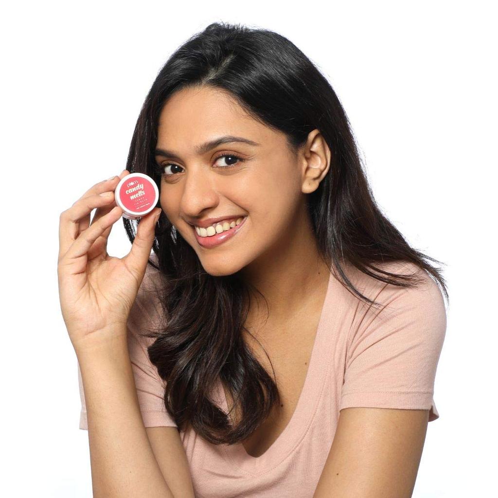 Plum Candy Melts Vegan Lip Balm Red Velvet Love 12g Intense Moisturization Natural UV Protection