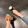 5 cm kleiner Innenhöhenzuwachs Ballerinas Damen Oberbekleidung eckige Spitze silberne Einzelschuhe Schleife Mary Jane Schuhe Kinder
