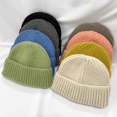 Women's Daily Basic Short Beanie Hat Watch Cap