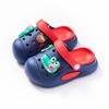 Children's slippers two-color bottom summer new cartoon cute baby children outdoor anti-hole shoes