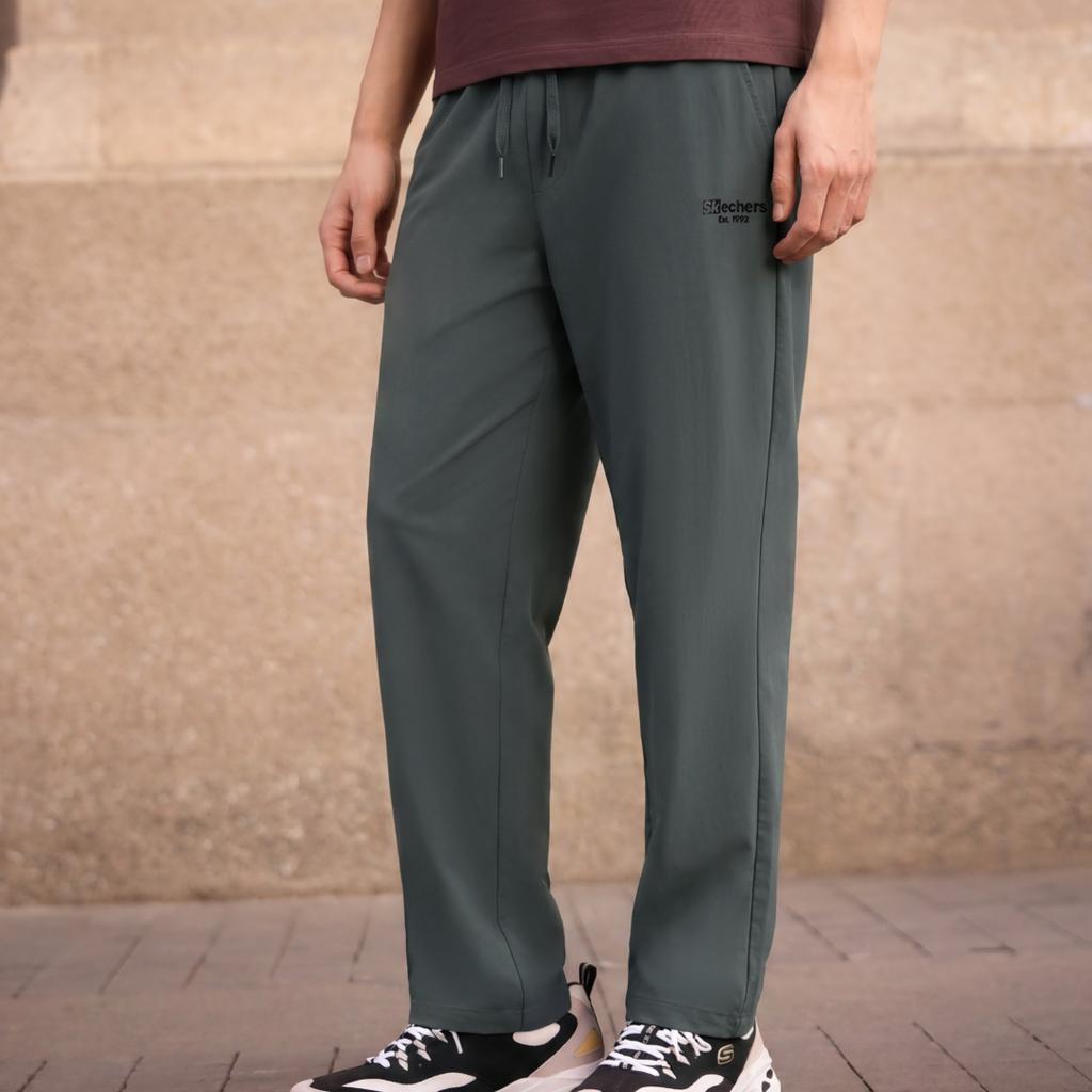 Skechers Simple Comfortable Loose Sports Soft Fashion Woven Long Pants Casual Pants Unisex Bottoms L126M035-013P