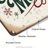 1pc Putuo Decor Vintage Metal Tin Sign - Hot Cocoa & Christmas Movies Retro Wall Decor - Heavy-Duty Metal Holiday Decoration - R