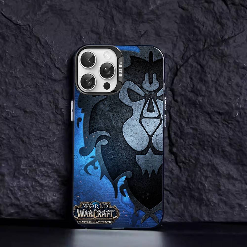 Game World Of Warcraft Phone Case For IPhone 17 16 15 14 13 12 11 Pro Max Plus Pro Colorful Shell