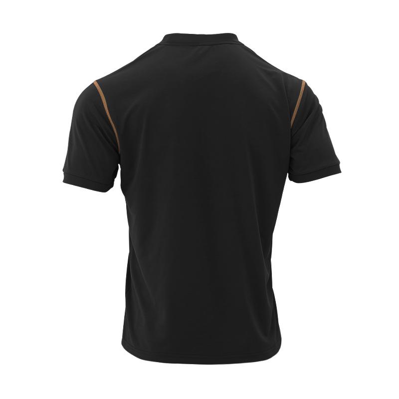 2024 Men's Quick-Dry Solid Color Polo Shirt: Summer Fashion with Turn-Down Collar