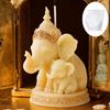 Silicone Candle Mould with Thai Mother Elephant Theme for DIY and Gift Giving