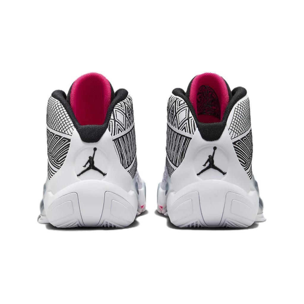 New Jordan Air Jordan 38 Low GS Cushioning, Wear Resistant Mid Top Children's Basketball Shoes Black White Red Teenagers DZ3499-101