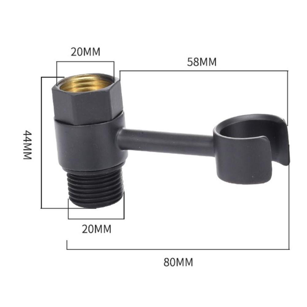1ks držák bidetového postřikovače otočný o 360° 80*44*20mm držák bidetu