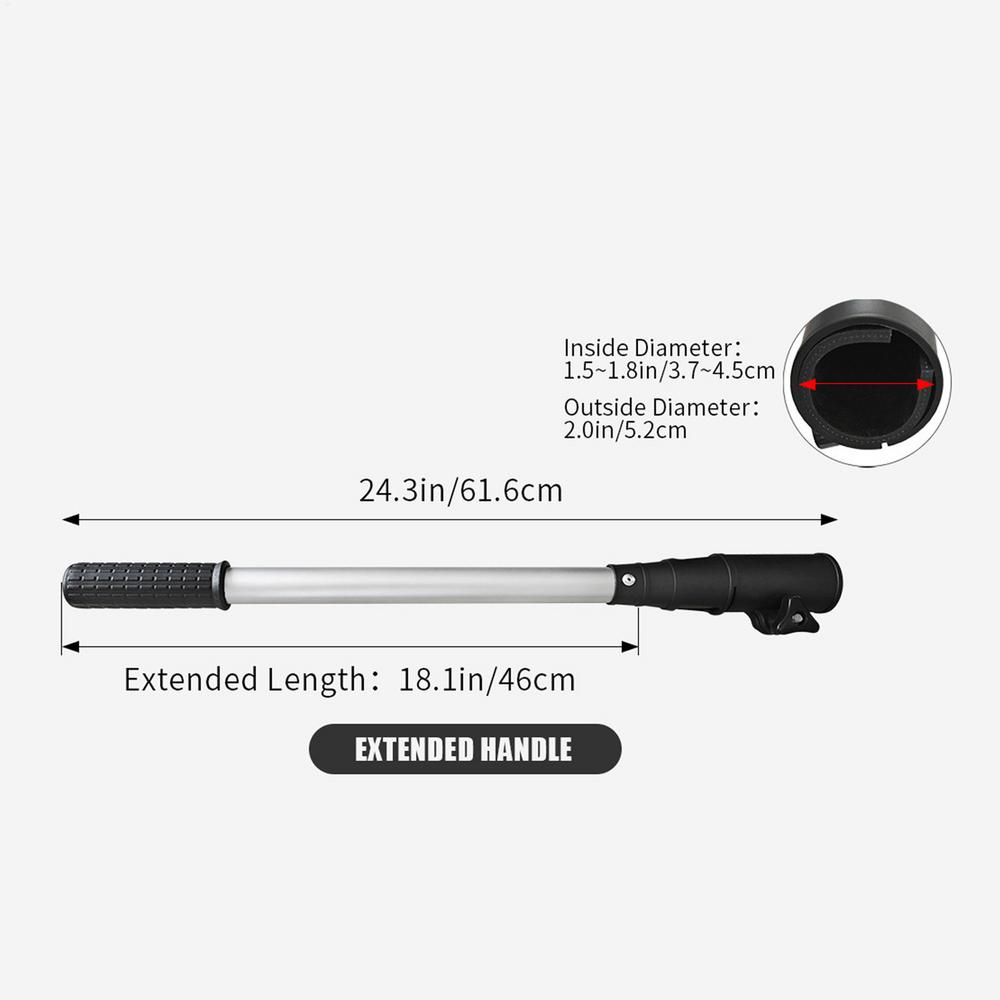 Outboard Tiller Handle Extension Flexible Operating Handle Outboard Tiller Extension Non-slip Grip Handle Extender Outboard