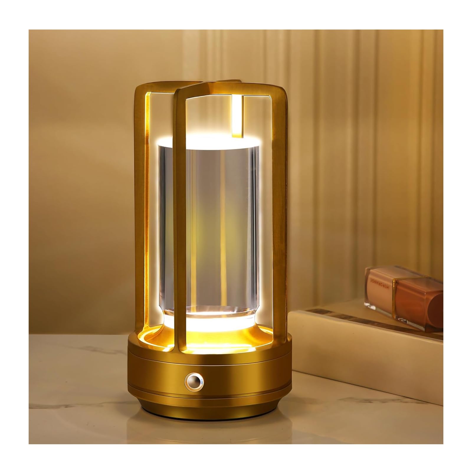 

aninako Indirect Stylish 5000mAh Table Cordless Night Bedside LED Tabletop Touch Stepless 3 Color Graduation Scandinavia Lighting, Lamp, Light, Lamp,