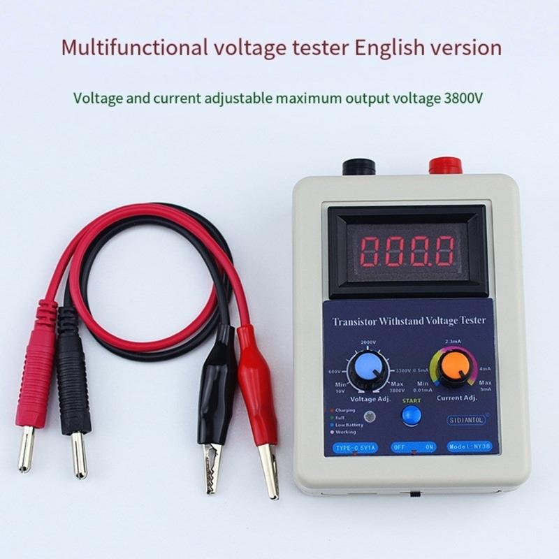 0-3800V IGBT Meter Transistors Withstand Voltage Tester Diode MOS Triode MOVs Transistors Withstand Voltage Testing Tool