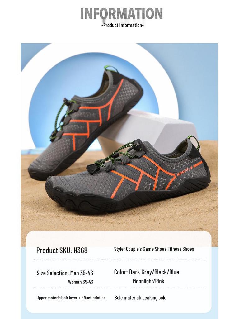 Unisex Outdoor Sports Shoes & Socks: Swim, Hike, Cycle, Yoga, Fitness, Beach, Casual Soft Sole