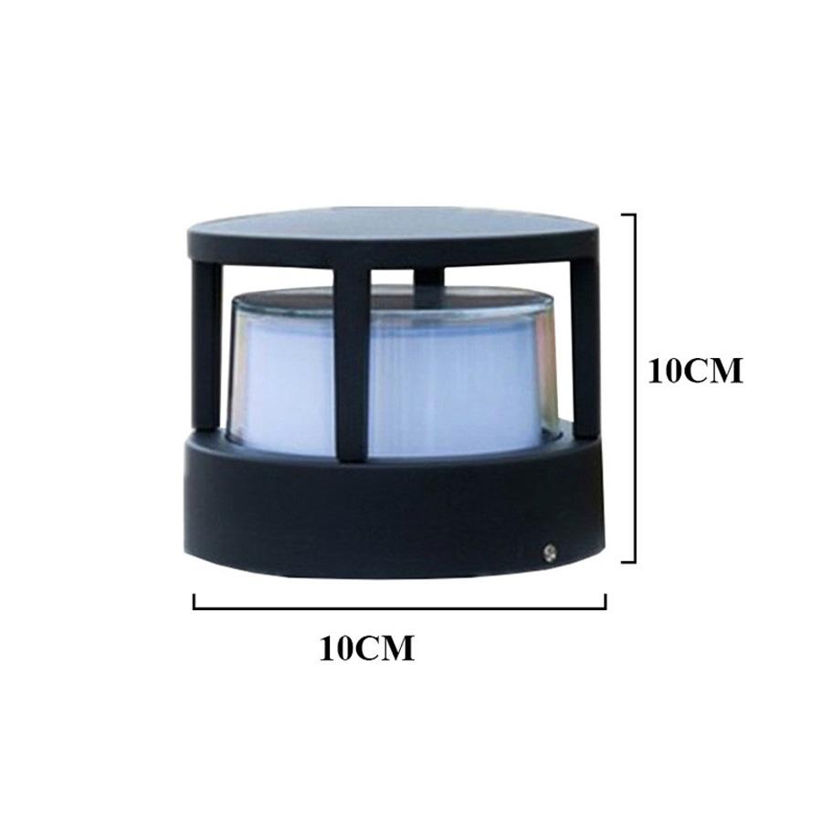 7/12W Outdoor Modern LED Post Light Waterproof LED Fence Deck Column Cap Lamp Villa Garden Balcony Porch Stigma Light