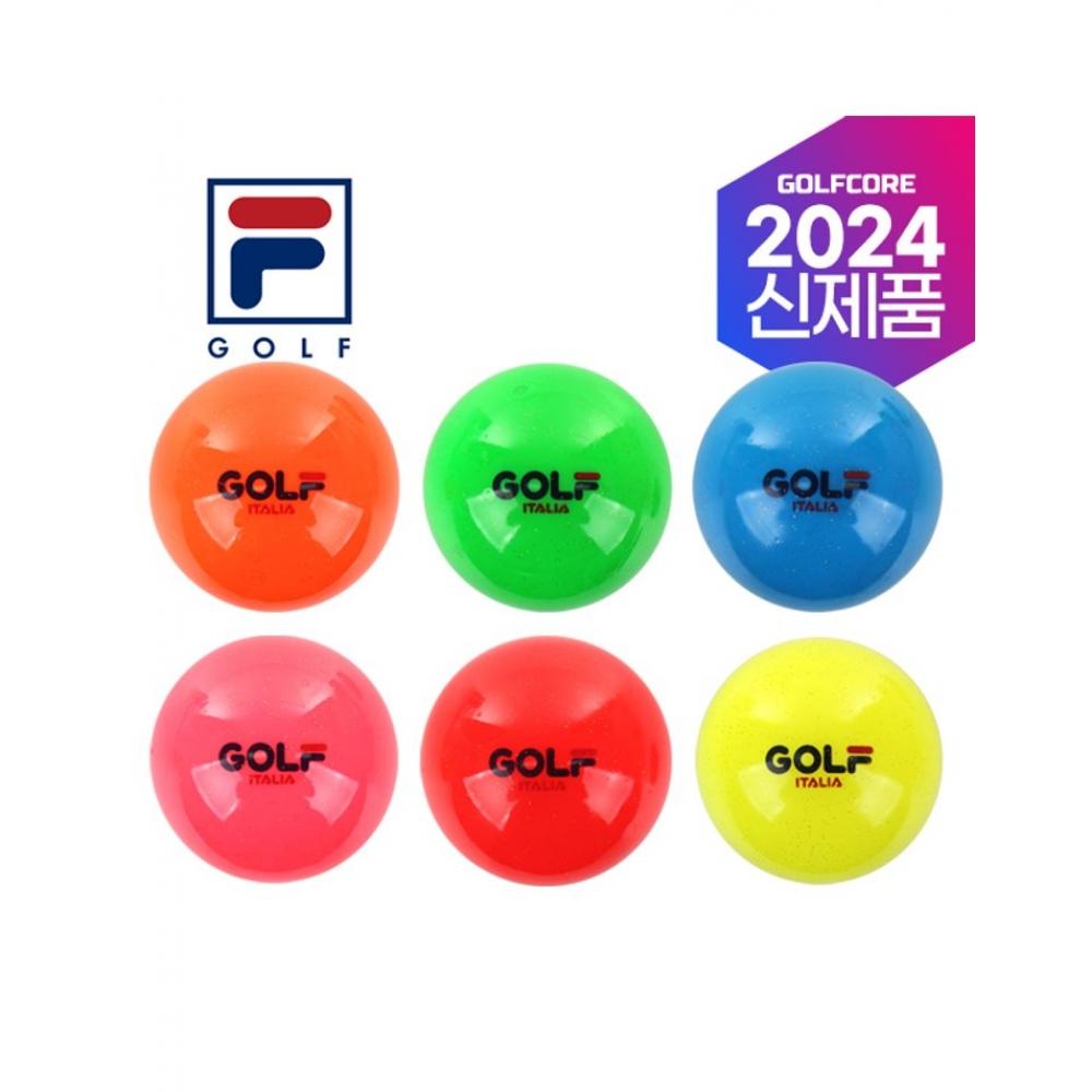 

Fila Golf 3 Piece Twinkle Pearl SpinBall Park Golf Ball Park Golf Ball 1 Piece yellow