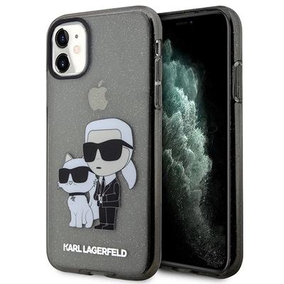 Karl Lagerfeld Klhcn61Hnkctgk Iphone 11/ Xr 6,1 Czarny/Black Hardcase Gliter Karl&Choupette