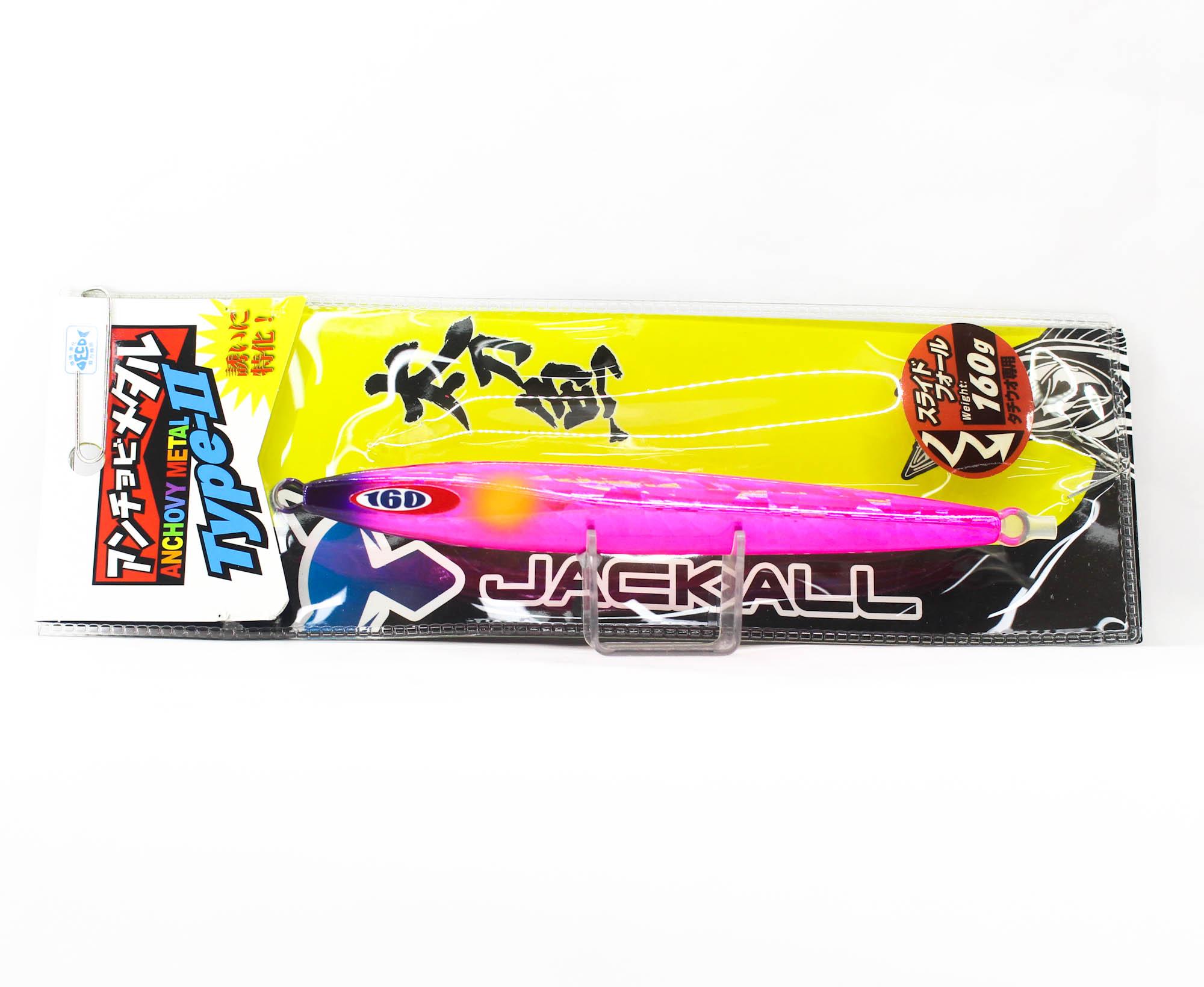 

Jackall Metal Jig Anchovy Type 2 Slow Slide 160 grams Saber Pink (0431)