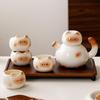 Siamese Cat Ceramic Tea & Coffee Set for Girls - Cute Souvenir Gift